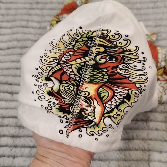 Fun white bedazzled Circle of life zip up hoodie size M. - Picture 7 of 11